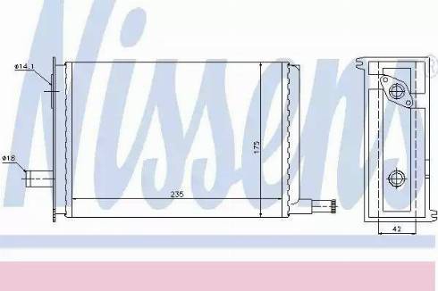 Nissens 73330 - Lämmityslaitteen kenno inparts.fi