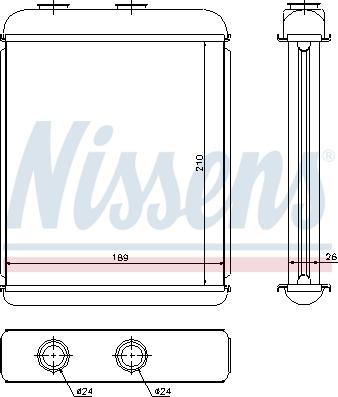 Nissens 72662 - Lämmityslaitteen kenno inparts.fi