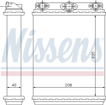 Nissens 72016 - Lämmityslaitteen kenno inparts.fi