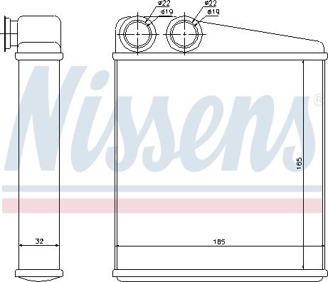 Nissens 72206 - Lämmityslaitteen kenno inparts.fi