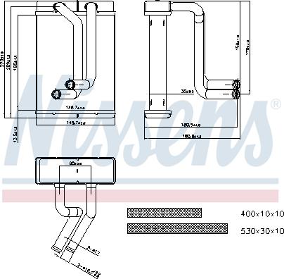 Nissens 77508 - Lämmityslaitteen kenno inparts.fi