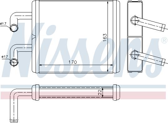 Nissens  77510 - Lämmityslaitteen kenno inparts.fi