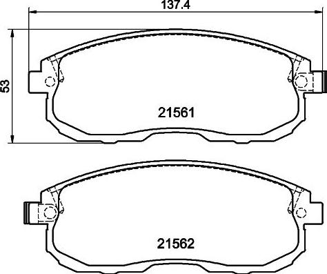 Textar 2156203SC - Jarrupala, levyjarru inparts.fi