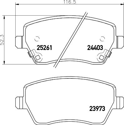 Textar 23973 173 1 5 - Jarrupala, levyjarru inparts.fi