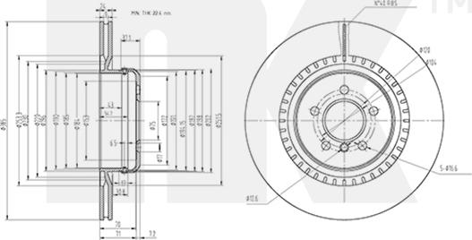 NK 3415112 - Jarrulevy inparts.fi