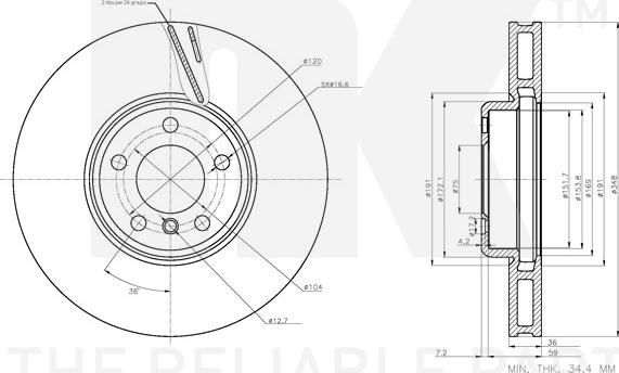 NK 3415125 - Jarrulevy inparts.fi