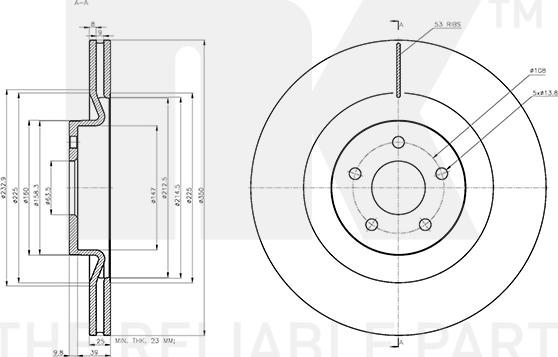 NK 3125114 - Jarrulevy inparts.fi