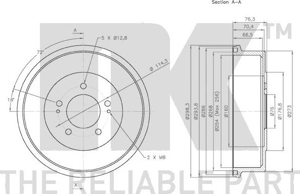 NK 253411 - Jarrurumpu inparts.fi