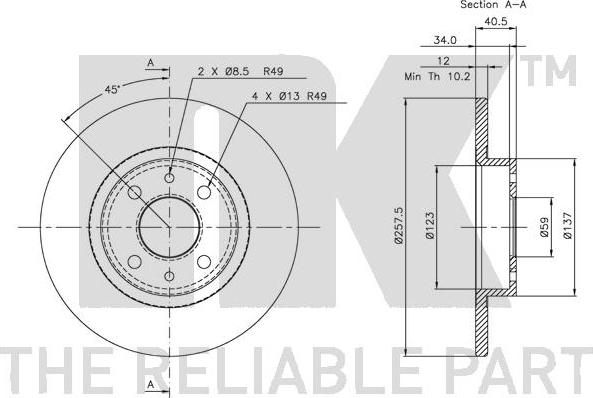 NK 209932 - Jarrulevy inparts.fi