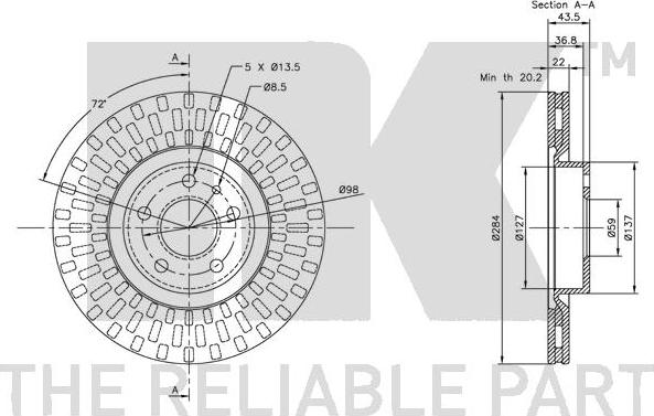 NK 209925 - Jarrulevy inparts.fi