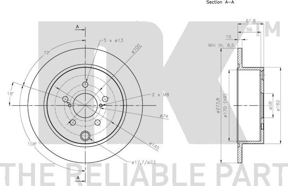 NK 314422 - Jarrulevy inparts.fi