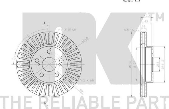 NK 3145157 - Jarrulevy inparts.fi