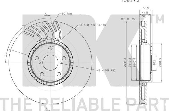 NK 3145104 - Jarrulevy inparts.fi