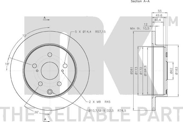 NK 3145114 - Jarrulevy inparts.fi