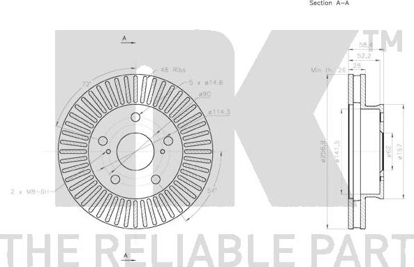 NK 3145138 - Jarrulevy inparts.fi