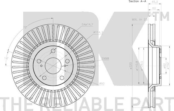 NK 3145129 - Jarrulevy inparts.fi