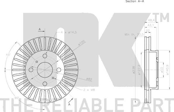 NK 3145174 - Jarrulevy inparts.fi