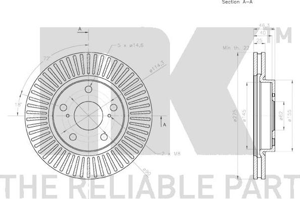 NK 3145173 - Jarrulevy inparts.fi