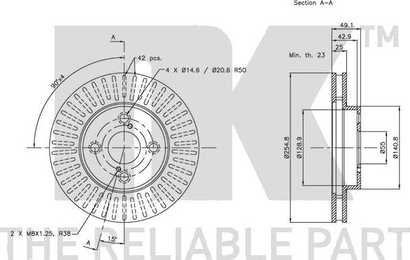 NK 204582 - Jarrulevy inparts.fi