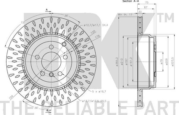 NK 204041 - Jarrulevy inparts.fi