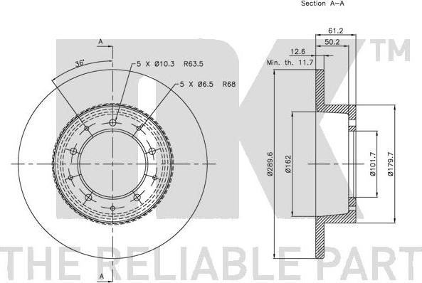 NK 204002 - Jarrulevy inparts.fi