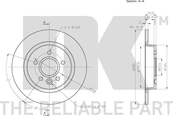 NK 314865 - Jarrulevy inparts.fi