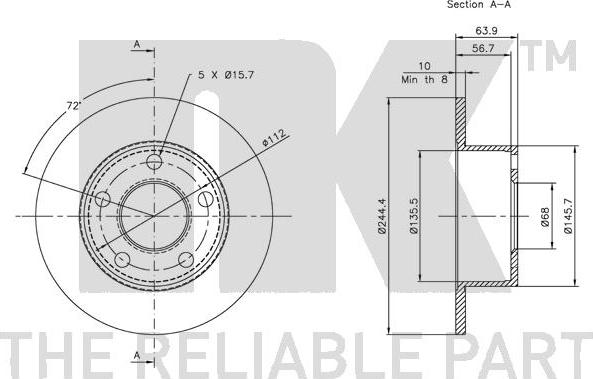 NK 314744 - Jarrulevy inparts.fi