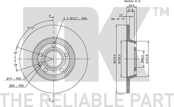 NK 314767 - Jarrulevy inparts.fi