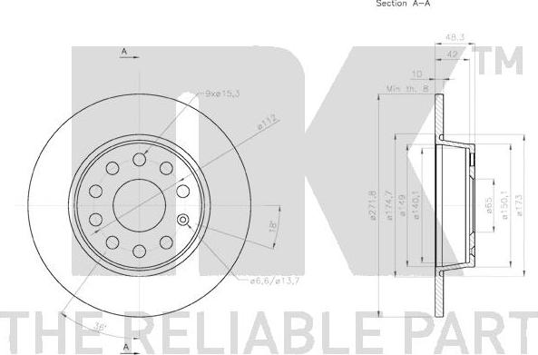 NK 3147137 - Jarrulevy inparts.fi