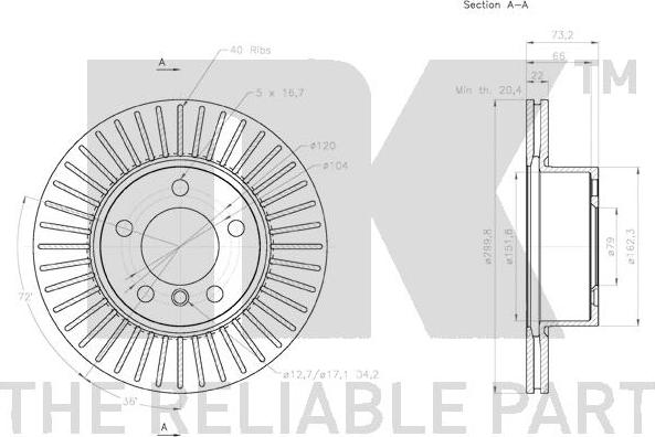 NK 3115101 - Jarrulevy inparts.fi