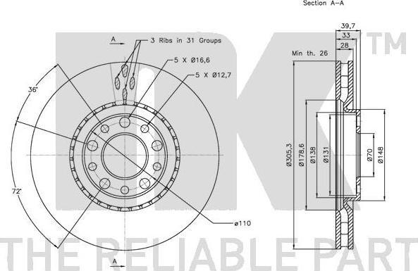 NK 311022 - Jarrulevy inparts.fi