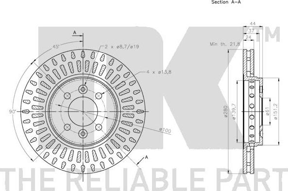 NK 203997 - Jarrulevy inparts.fi