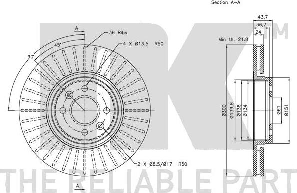 NK 313947 - Jarrulevy inparts.fi