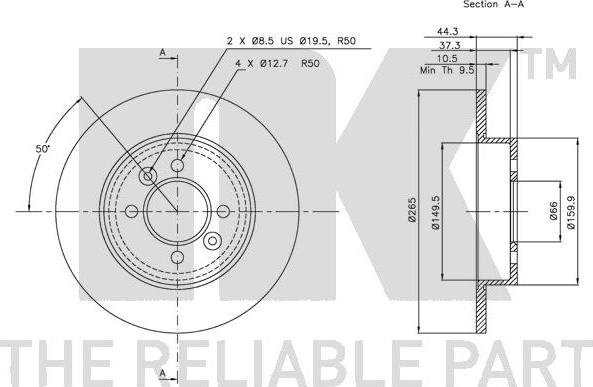 NK 313914 - Jarrulevy inparts.fi