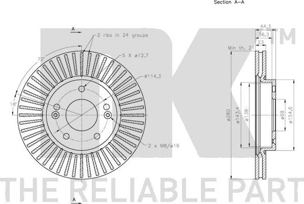 NK 203538 - Jarrulevy inparts.fi