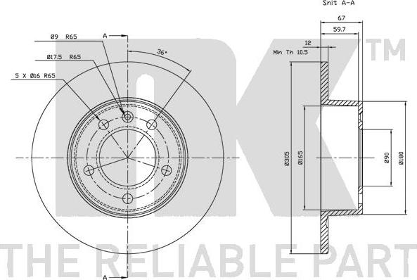 NK 203643 - Jarrulevy inparts.fi