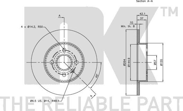 NK 313655 - Jarrulevy inparts.fi