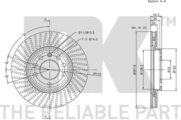 NK 203625 - Jarrulevy inparts.fi