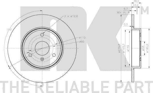 NK 3133128 - Jarrulevy inparts.fi