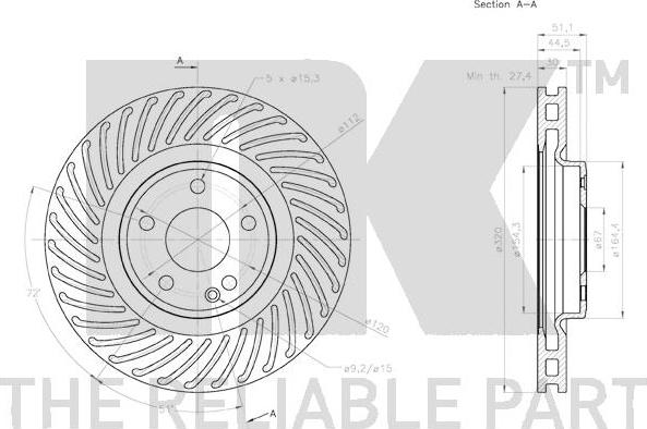 NK 2033123 - Jarrulevy inparts.fi