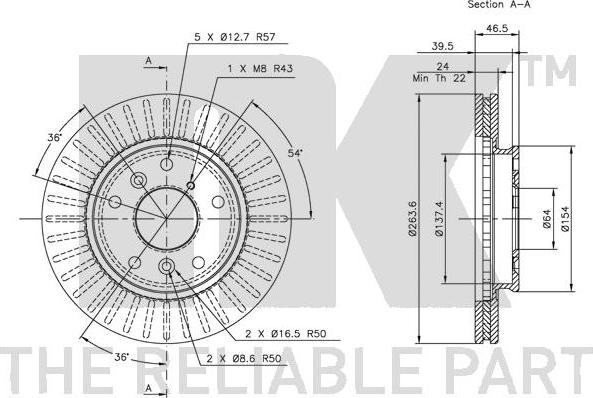 NK 203220 - Jarrulevy inparts.fi