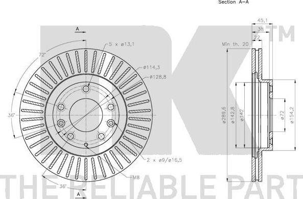 NK 313270 - Jarrulevy inparts.fi