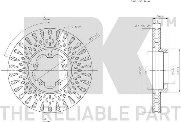 NK 202587 - Jarrulevy inparts.fi