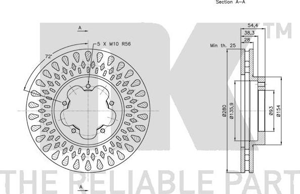 NK 312575 - Jarrulevy inparts.fi