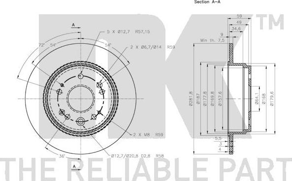 NK 312644 - Jarrulevy inparts.fi