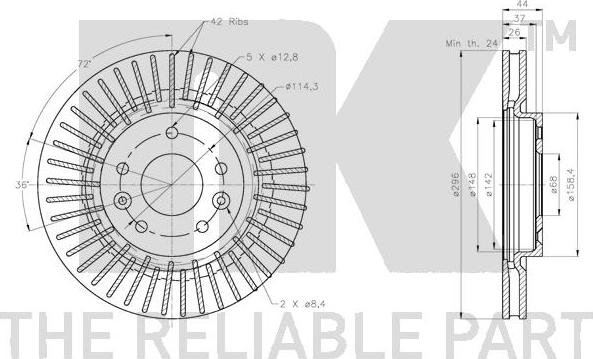 NK 202290 - Jarrulevy inparts.fi