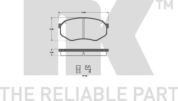 NK 223216 - Jarrupala, levyjarru inparts.fi