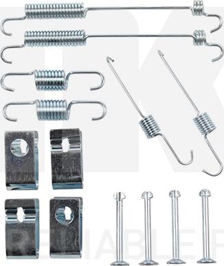 NK 7934846 - Tarvikesarja, jarrukengät inparts.fi