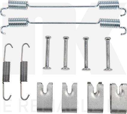 NK 7923862 - Tarvikesarja, jarrukengät inparts.fi