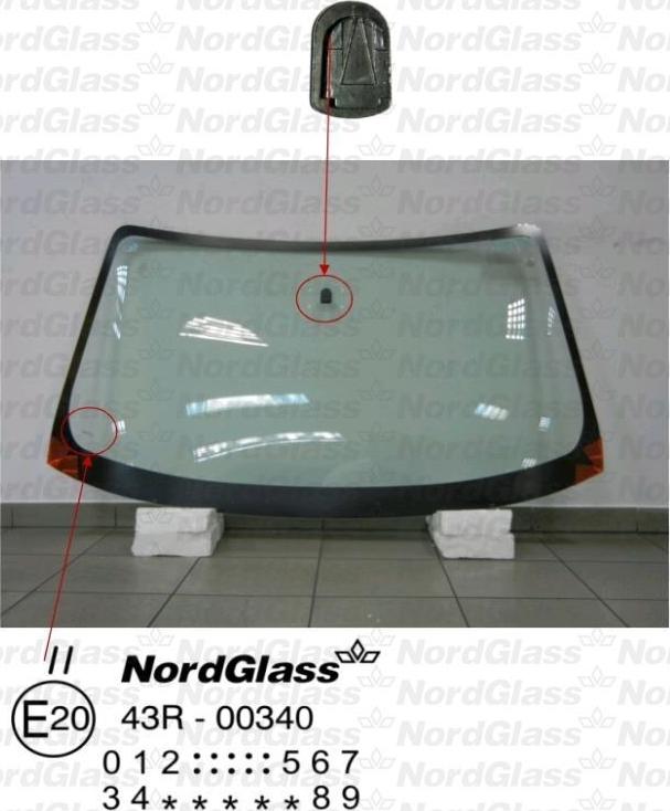 NordGlass 4044636 - Tuulilasi inparts.fi